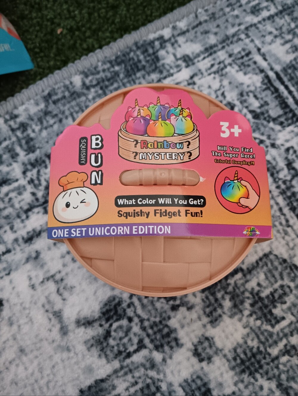 Rainbow Mystery Squishy Bun.